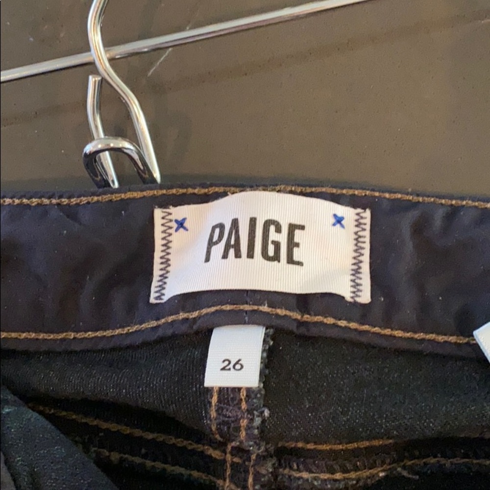 Dark wash Paige jeans